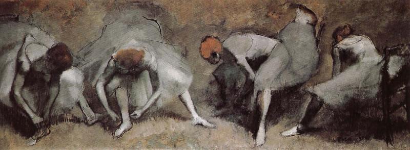 Edgar Degas Before the performance